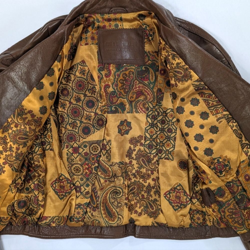 Vintage Italian Crop Leather jacket - Picture 8 of 10